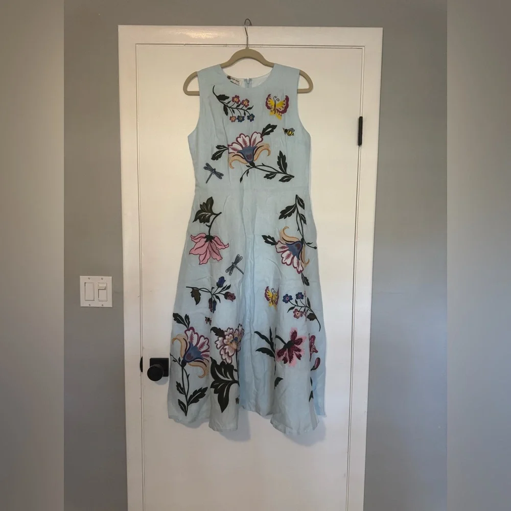 FANM MON
GLORIOSA EMBROIDERED MIDI DRESS M - Picture 2 of 6
